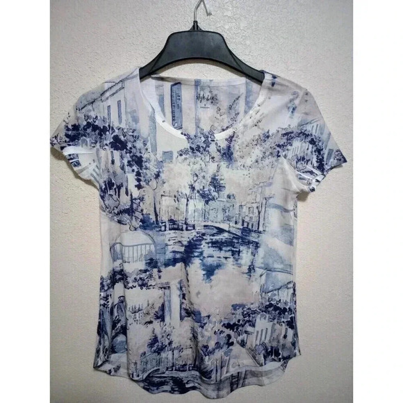 Style & Co Short Sleeve V Neck Shirts Lot Of 3 Shirts Size Small - Picture 2 of 9